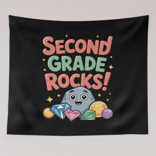 Item preview, Second Grade Rocks Colorful Back to School Gems designed and sold by GasVille.