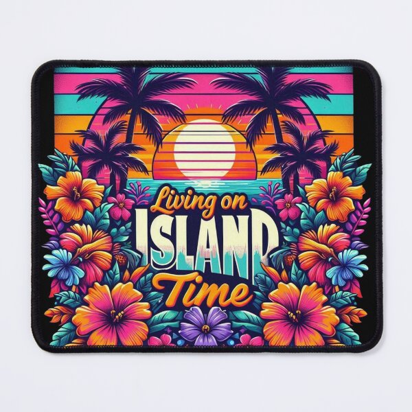 Item preview, Living On Island Time - Island, beach, palm trees and the sea - No. 07 - 9216x9216 designed and sold by darky72.