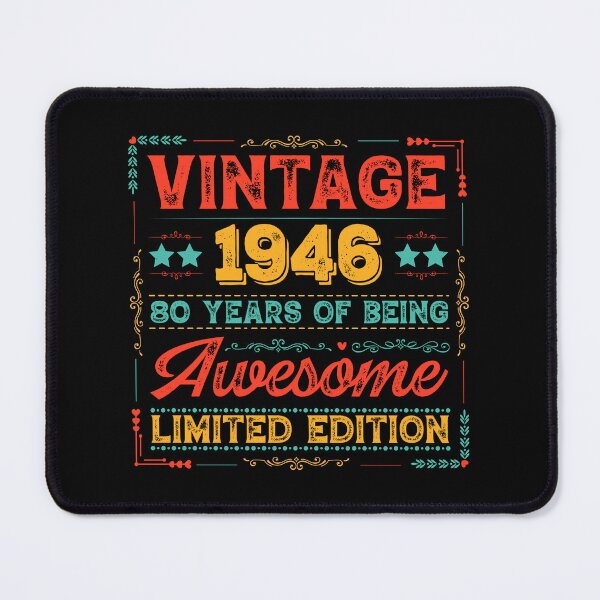 Item preview, Vintage 1946 Made in 1946 80th Birthday 80 Years Old designed and sold by Blok45.