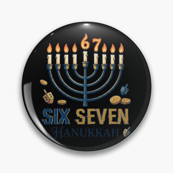 Item preview, Hanukkah 67 Six Seven Meme designed and sold by CatherineLievre.