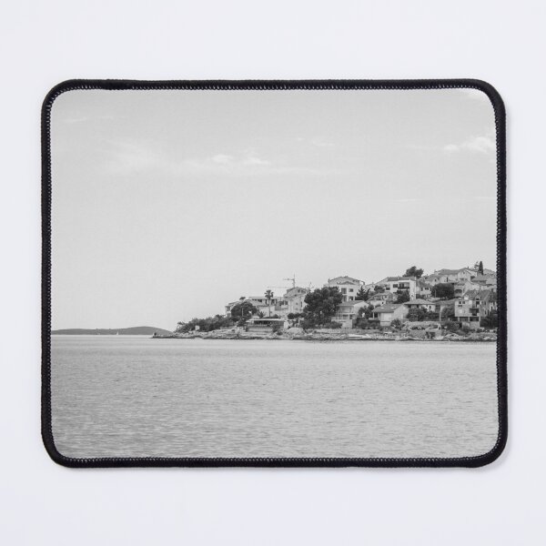 Item preview, Coastal Town on a Hillside by Calm Sea designed and sold by alicjamiekina.