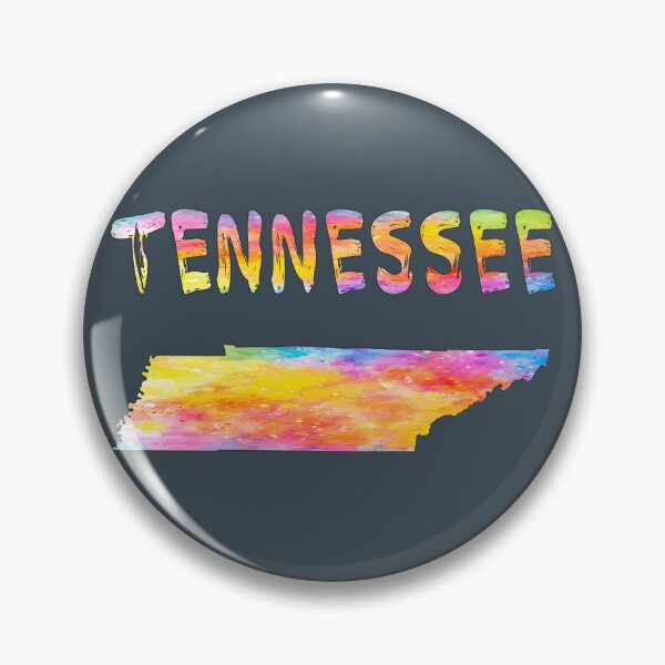 Item preview, Vibrant Watercolor Tennessee State Map & Letters - Artistic Souvenir Gift designed and sold by mashmosh.