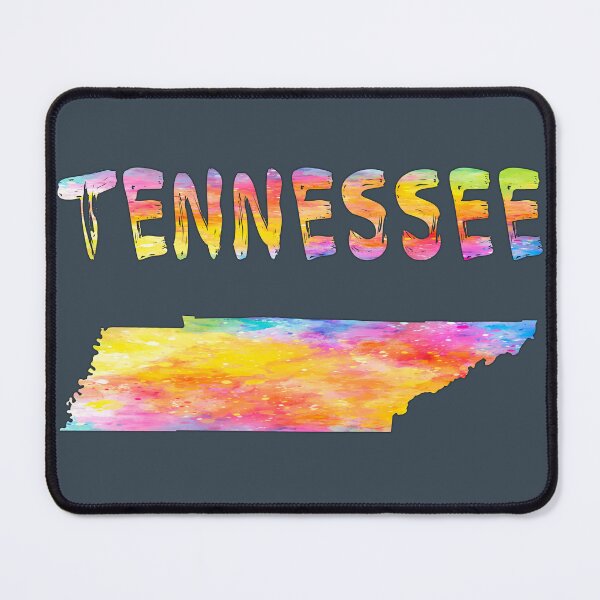 Item preview, Vibrant Watercolor Tennessee State Map & Letters - Artistic Souvenir Gift designed and sold by mashmosh.