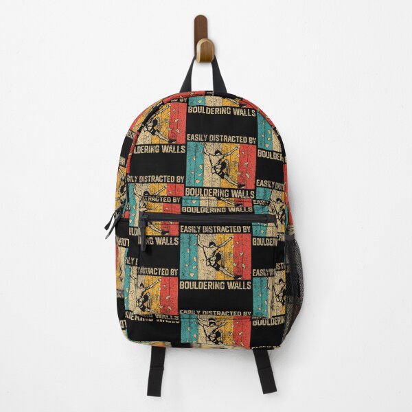 Item preview, Easily Distracted By Bouldering Walls Funny Rock Climbing designed and sold by JosephineCathy.