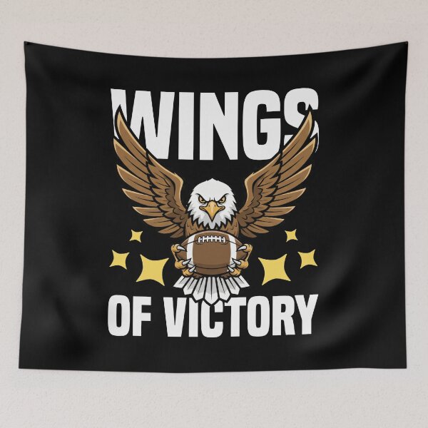 Item preview, WINGS OF VICTORY - PHILADELPHIA FOOTBALL designed and sold by KEF Custom.