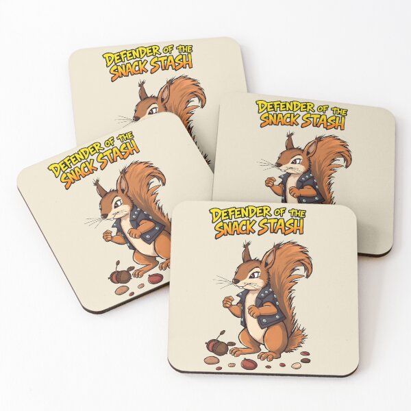 Item preview, Defender of the Snack Stash Squirrel Hero designed and sold by Amplify-n-Co.