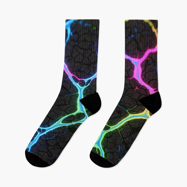 Item preview, Neon Crackle Cells designed and sold by Kaleidoscope Print.