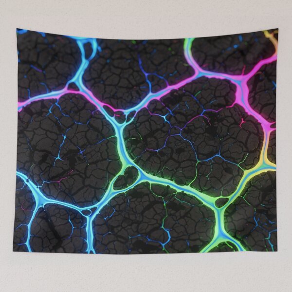 Item preview, Neon Crackle Cells designed and sold by Kaleidoscope Print.