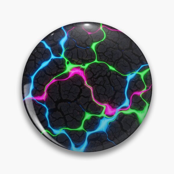 Item preview, Electric Neon Crackle designed and sold by Kaleidoscope Print.