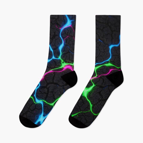 Item preview, Electric Neon Crackle designed and sold by Kaleidoscope Print.