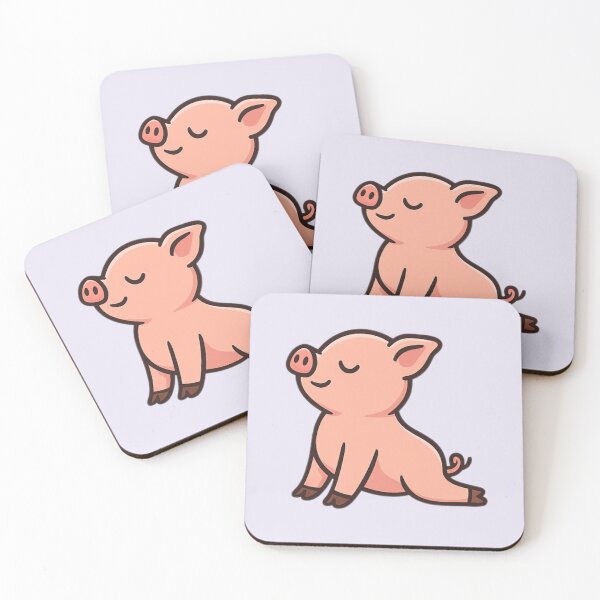 Item preview, Pig Doing Pilates – Funny Yoga Animal Illustration designed and sold by Ivy-Triggs.