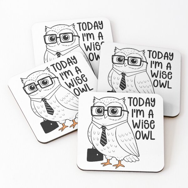 Item preview, Cool Owl in Sunglasses – Funny Business Owl Illustration designed and sold by Senkov.