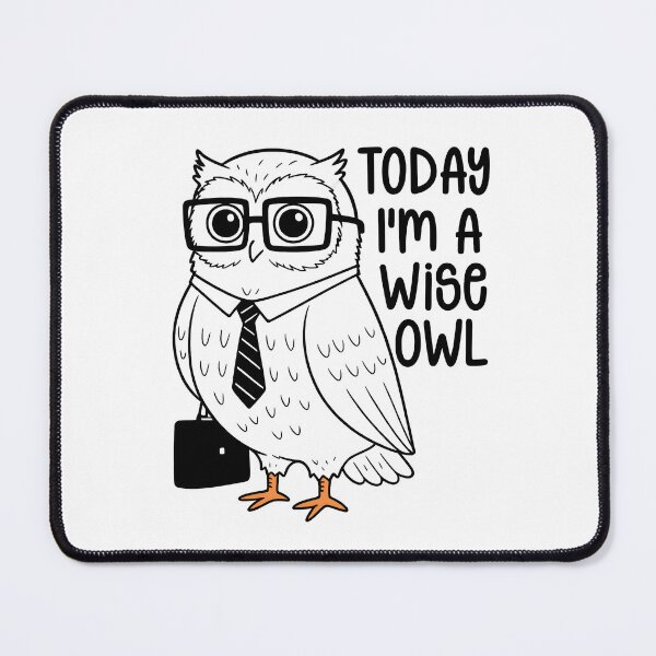 Item preview, Cool Owl in Sunglasses – Funny Business Owl Illustration designed and sold by Senkov.