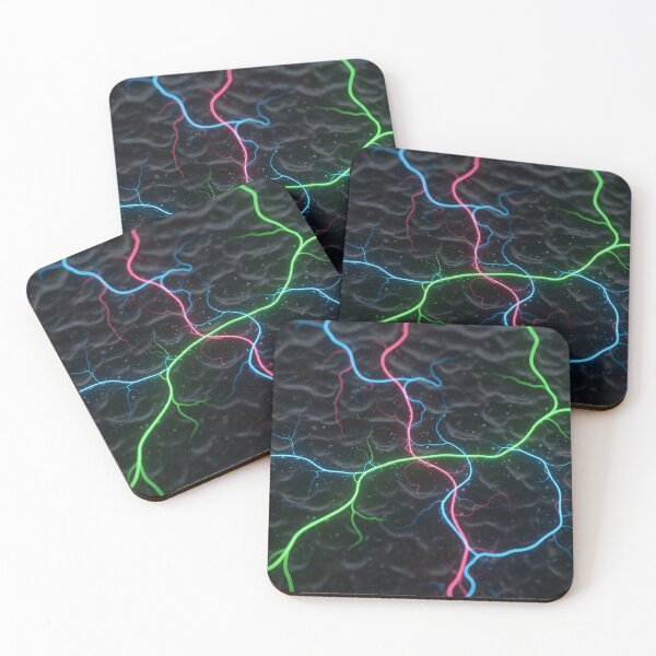 Item preview, Neon Vein Nebula designed and sold by Kaleidoscope Print.