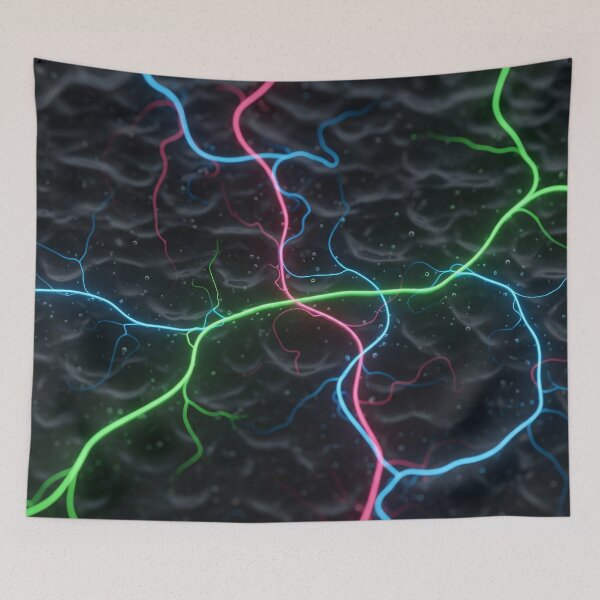 Item preview, Neon Vein Nebula designed and sold by Kaleidoscope Print.
