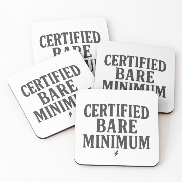 Item preview, Certified Bare Minimum Bold Typography designed and sold by Taylor Bb.