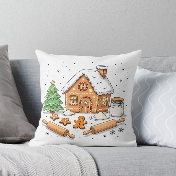 Item preview, Cozy Gingerbread Christmas Baking Scene designed and sold by Icestyle06.