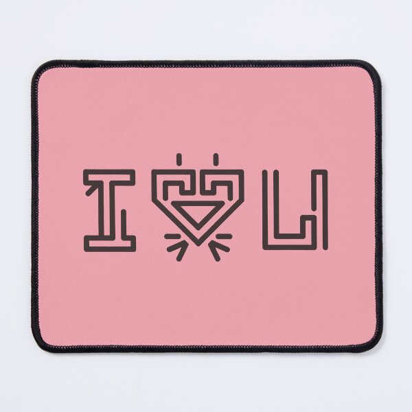 Item preview, Unique Geometric Diamond I Love You Symbol Typography designed and sold by SplashTastic.