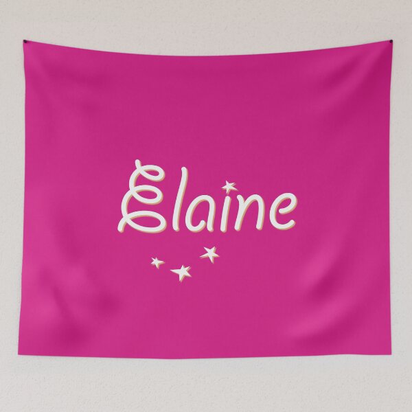 Aperçu de l'œuvre Je m'appelle Elaine créée et vendue par CharlottePlaceArt.