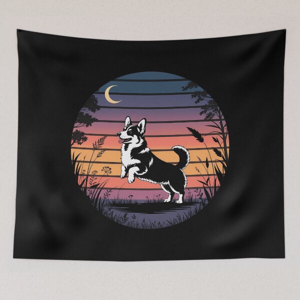 Item preview, Dachshund Wiener Dog Sunset Garden Nature Lover designed and sold by AsteriskDatBArt.