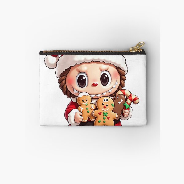 Item preview, Labubu the Monster Christmas Cookies – Cute Holiday Gingerbread Character Illustration designed and sold by violetteskyart-vioart.