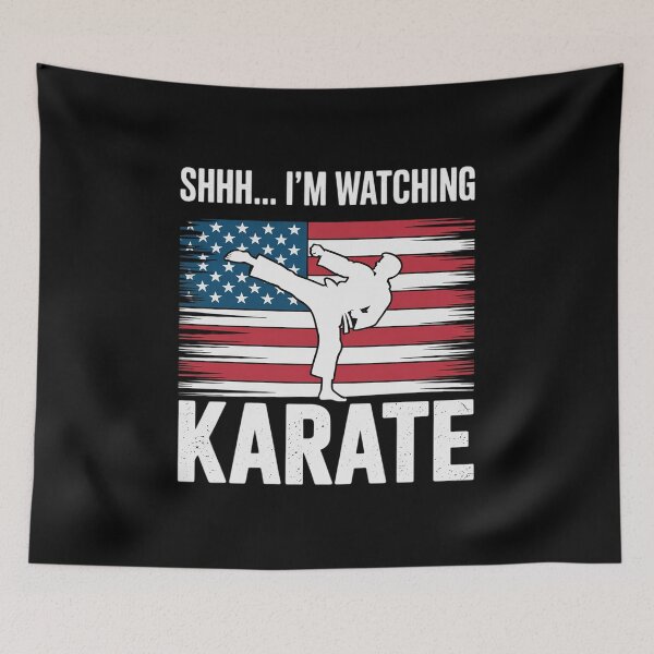 Item preview, Shhh I'm Watching Karate Funny designed and sold by JaskconLIfe23.