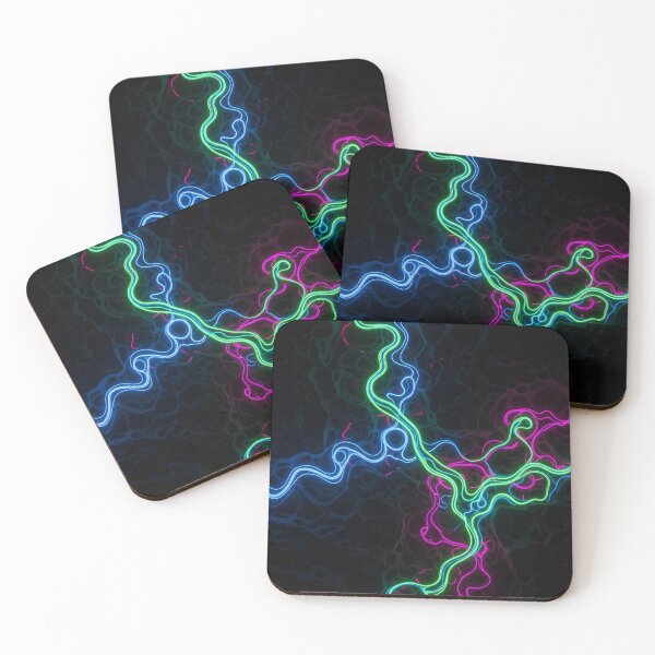 Item preview, Neon Plasma Rivers designed and sold by Kaleidoscope Print.
