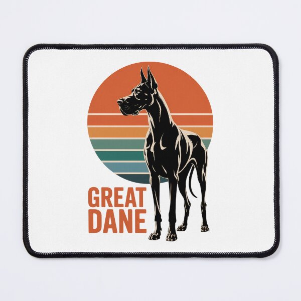 Item preview, Great Dane Dog 60s 70s Sunset designed and sold by AsteriskDatBArt.