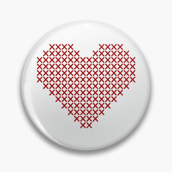 Item preview, cross stitch heart designed and sold by sweetb3rry.