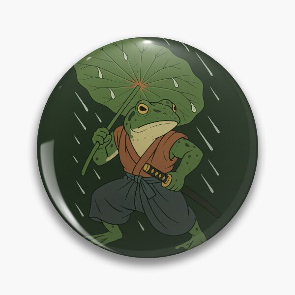 Item preview, Rain Guardian Frog Samurai designed and sold by EdvvinStudios.