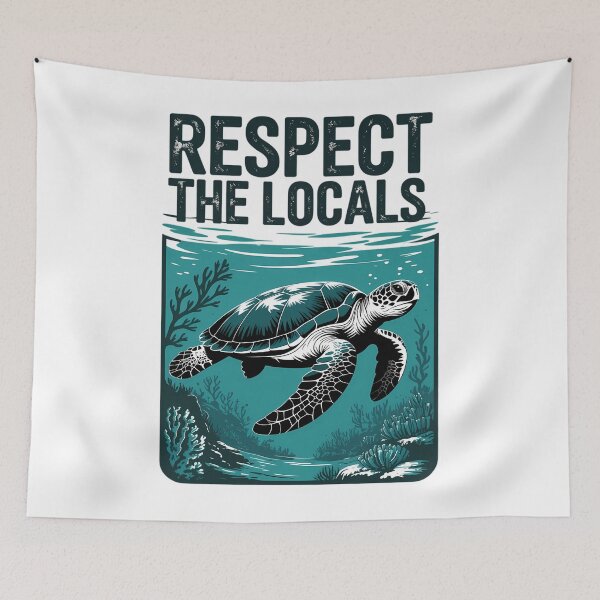 Item preview, Respect The Ocean Animal Rights Biology Love Turtles designed and sold by AsteriskDatBArt.