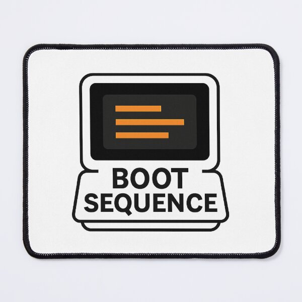 Item preview, BOOT SEQUENCE - Minimalist Retro Computer Symbol designed and sold by MKreative Studio.