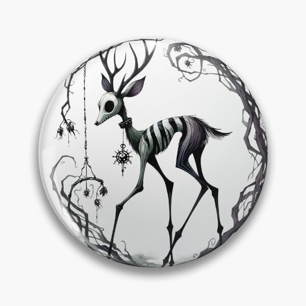 Item preview, Gothic Watercolor Fawn Dark Fantasy designed and sold by RubisLeaf.