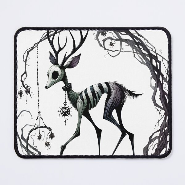 Item preview, Gothic Watercolor Fawn Dark Fantasy designed and sold by RubisLeaf.