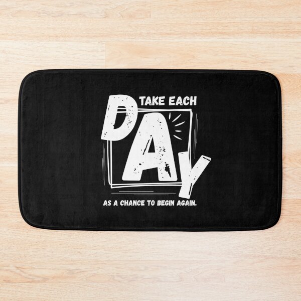 Item preview, Take Each Day as a Chance to Begin Again designed and sold by JIBISHI.