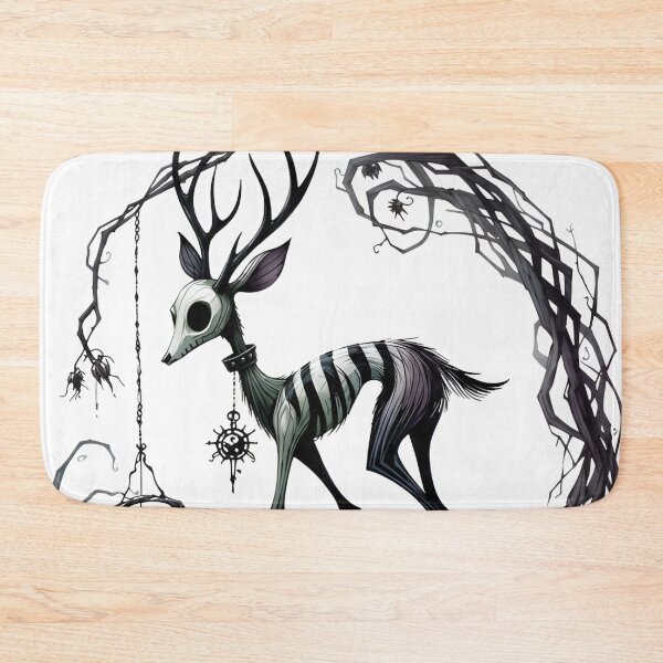 Item preview, Gothic Watercolor Fawn Dark Fantasy designed and sold by RubisLeaf.