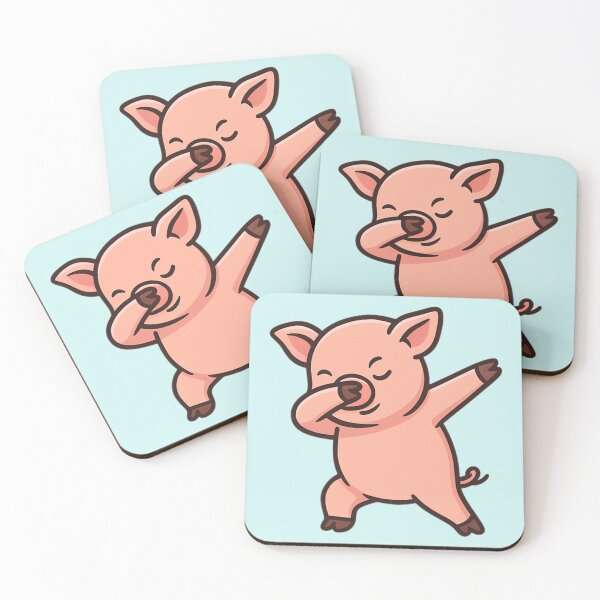 Item preview, Dabbing Pig – Funny Cool Animal Cartoon designed and sold by Ivy-Triggs.