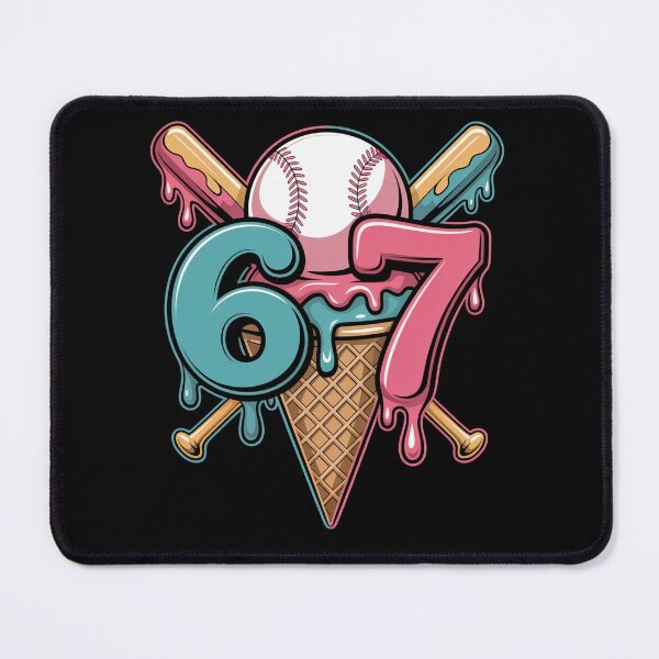 Item preview, Baseball Ice Cream Drip designed and sold by johnertullio.