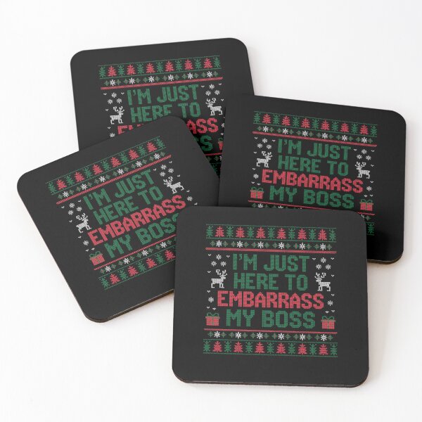 Item preview, I'M Just Here To Embarrass My Boss Christmas designed and sold by Elenasriveras.