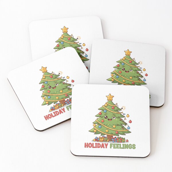Item preview, Holiday Feelings Christmas T-Shirt & Stickers – Cute Messy Christmas Tree Cartoon, Relatable Funny Holiday designed and sold by ZyxDes.