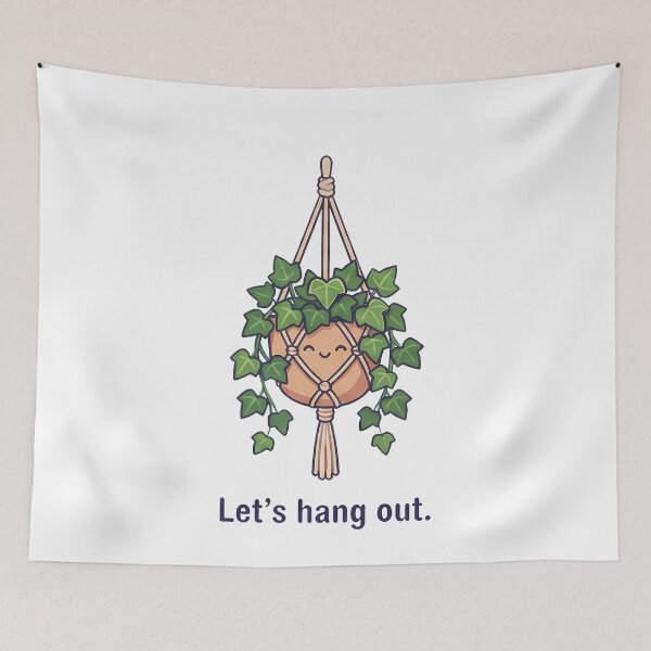 Item preview, Cute Potted Ivy Macrame Hanger Let's Hang Out designed and sold by k3rstman1.