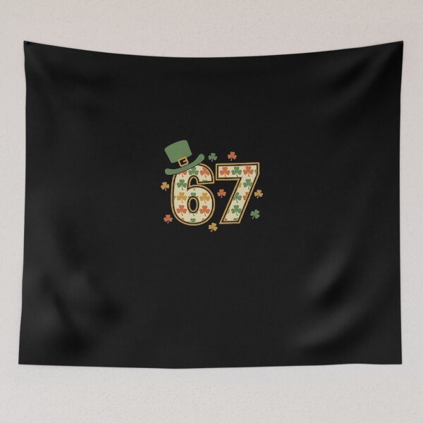 Item preview, 67 Funny Six Seven Gen Meme St. Patricks Day 6 7 Hat Kids  designed and sold by Intomindfood.