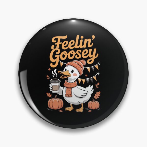 Item preview, Silly Goose Autumn Goose Fall Feelin Goosey Coffee & Books designed and sold by JaskconLIfe23.