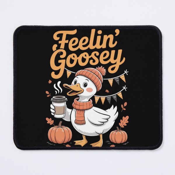 Item preview, Silly Goose Autumn Goose Fall Feelin Goosey Coffee & Books designed and sold by JaskconLIfe23.
