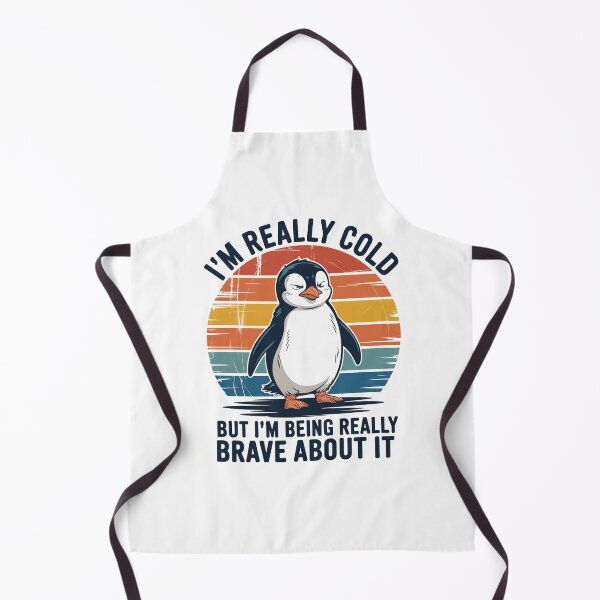 Item preview, I'M Really Cold But I'M Being Really Brave About It Penguin designed and sold by Elenasriveras.