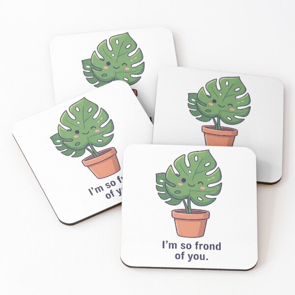 Item preview, Cute Monstera Plant Frond Of You Pun designed and sold by k3rstman1.