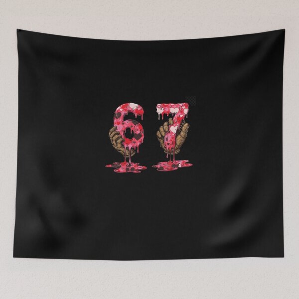Item preview, 67 Meme Funny 6 7 Gen Alpha Slang Hands Valentine Gift  designed and sold by Intomindfood.