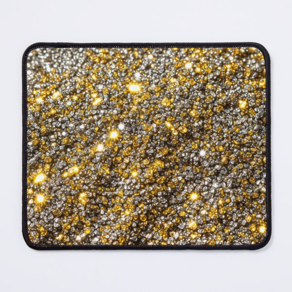 Item preview, Gold Silver Sparkle Field designed and sold by Kaleidoscope Print.