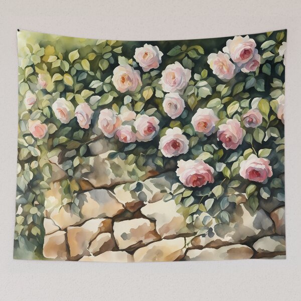 Item preview, Pink Climbing Roses designed and sold by CalmnessbyChoice.