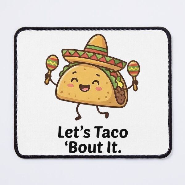 Item preview, Lets Taco Bout It Funny Mexican Food designed and sold by k3rstman1.